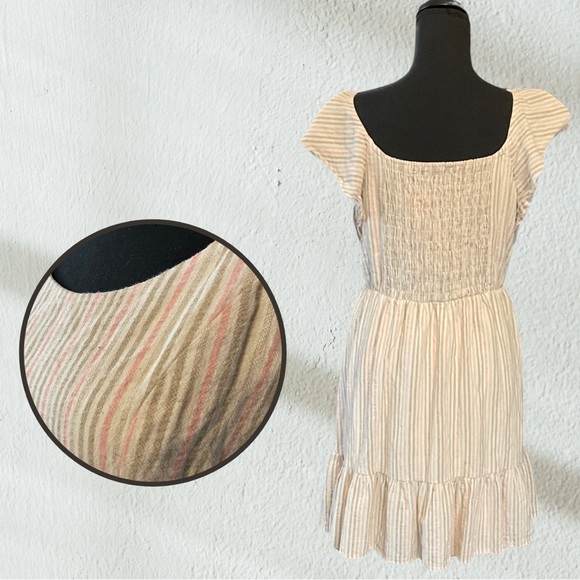 AS U WISH Striped Cotton Sundress | L - Picture 2 of 2
